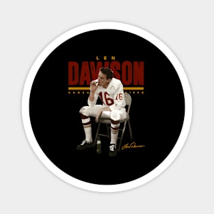 Len Dawson Halftime Magnet